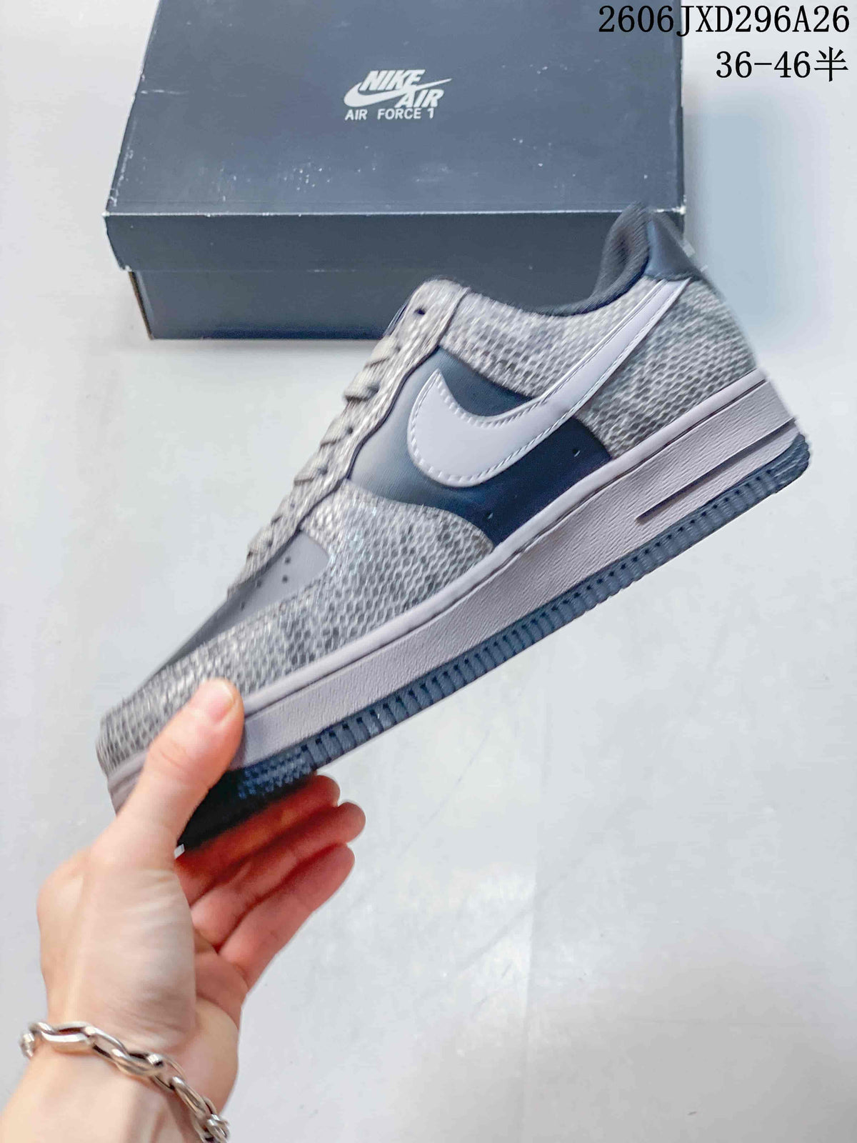 Nike Air Force 1 '07 Low-Top Sneakers in Grey White - product image from the listing.
