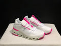 On Cloudnova Sneakers in White Pink - product image from the listing.