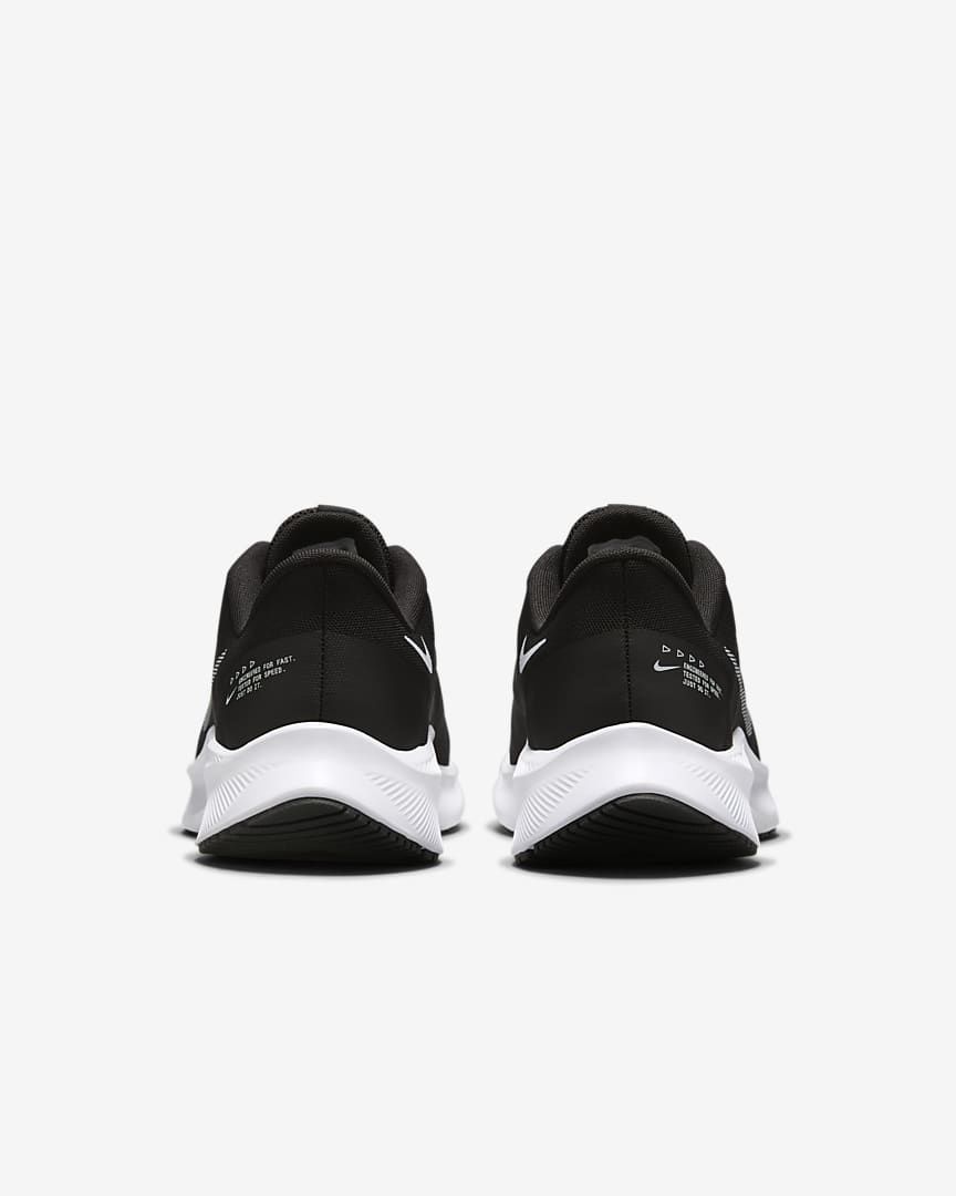 Nike Quest 4 Running Shoes in Black White DA1105-002 - product image from the listing.