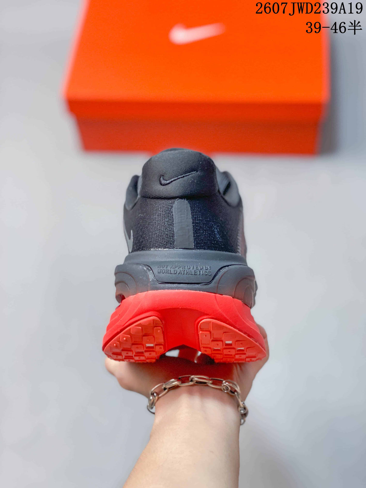 Nike Air Pegasus Premium Sneakers in Black Red 711690RRY - product image from the listing.