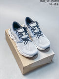 On Cloud X 4 Sneakers in Light Gray White Navy JXD1850A20 - product image from the listing.