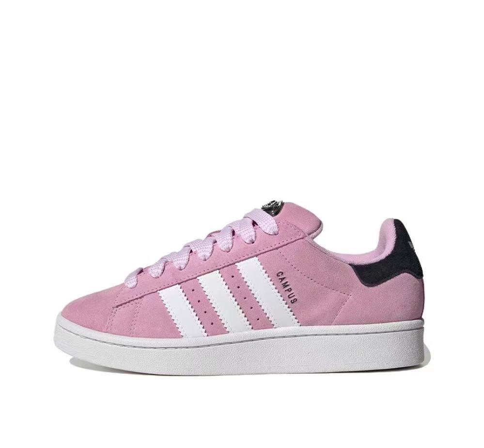 adidas Campus Platform Sneakers in Pink and White - product image from the listing.