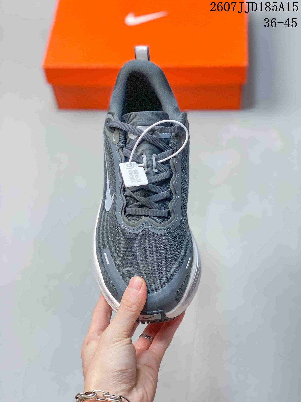 Nike Vomero Plus Run Sneakers in Dark Gray White 2607JJD185A15 - product image from the listing.