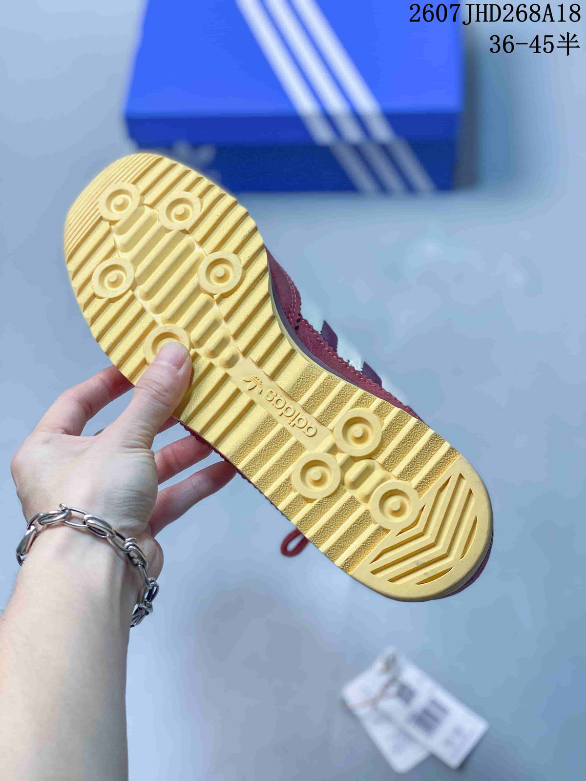 adidas Originals SL 72 Bob Marley Sneakers in Burgundy - product image from the listing.