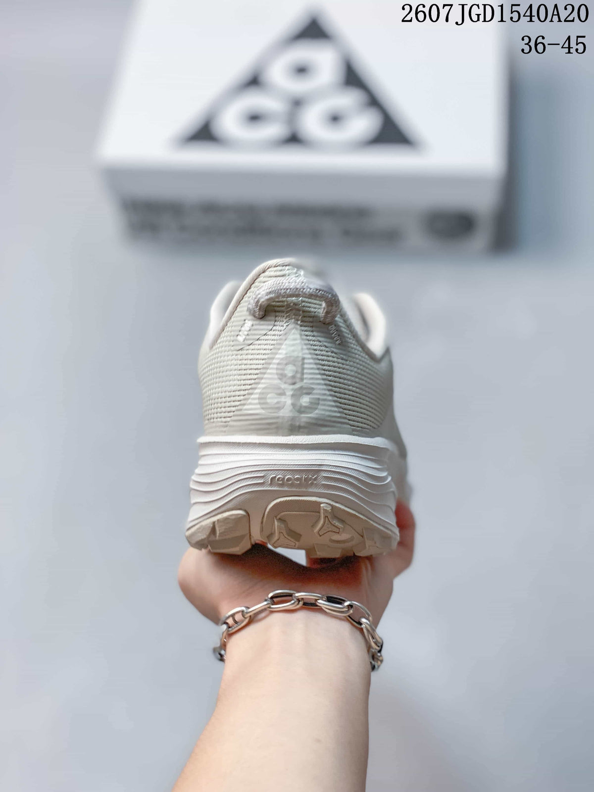 Nike ACG Pegasus Trail Sneakers in White Grey HV8116-400 - product image from the listing.