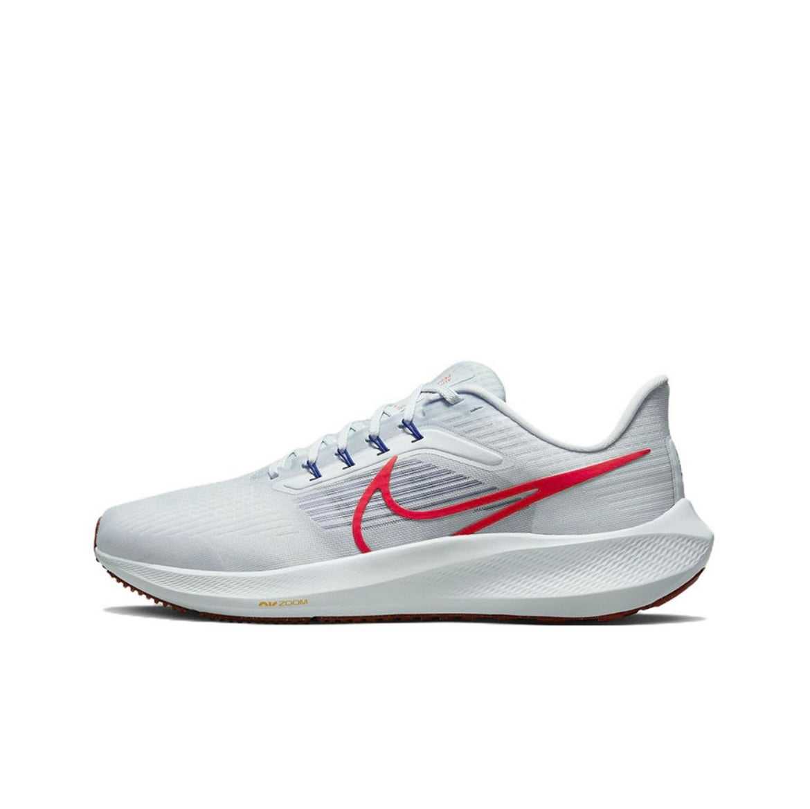 Nike Air Zoom Pegasus 39 Running Shoes in White Red DH4071-007 - product image from the listing.