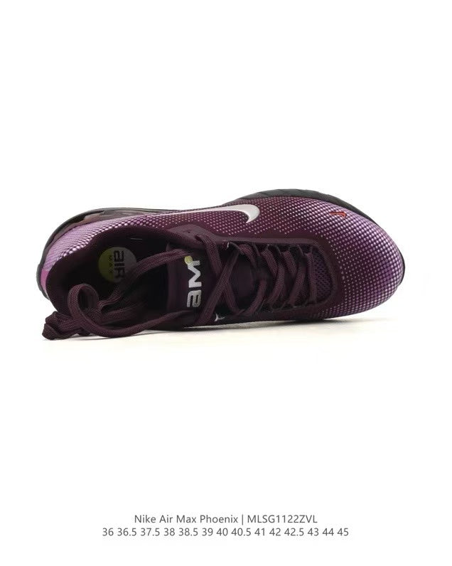Nike Air Max Phoenix Sneakers in Black Purple MLSG112ZVL - product image from the listing.