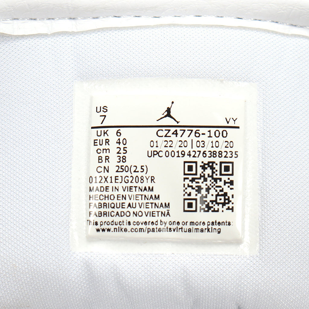 Nike Air Force 1 Low in White Metallic Gold CZ4776-100 - product image from the listing.