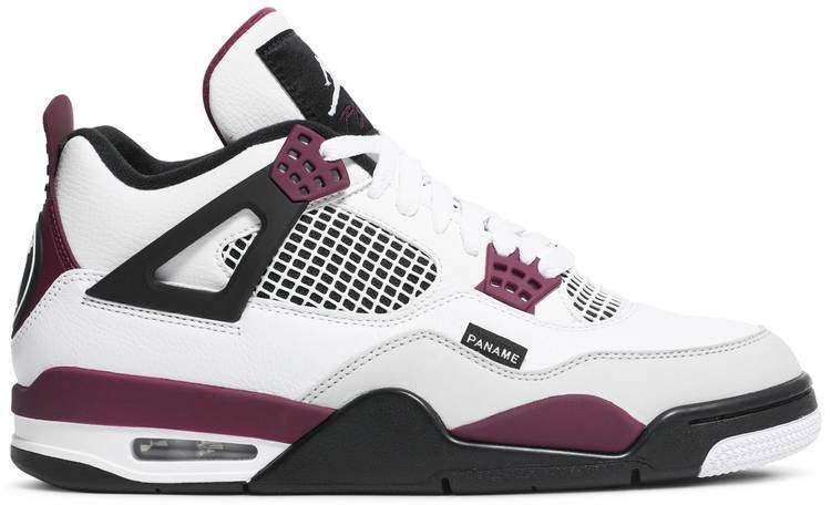 Paris Saint-Germain x Air Jordan 4 Retro 'Bordeaux' Sneaker - product image from the listing.