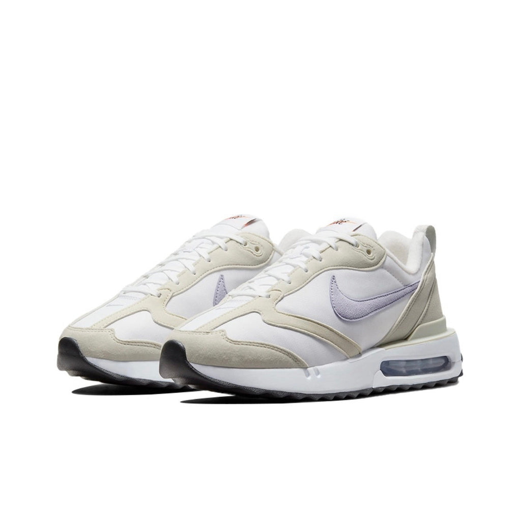 Nike Air Max Dawn Sneakers in White Grey Purple DC4068-100 - product image from the listing.