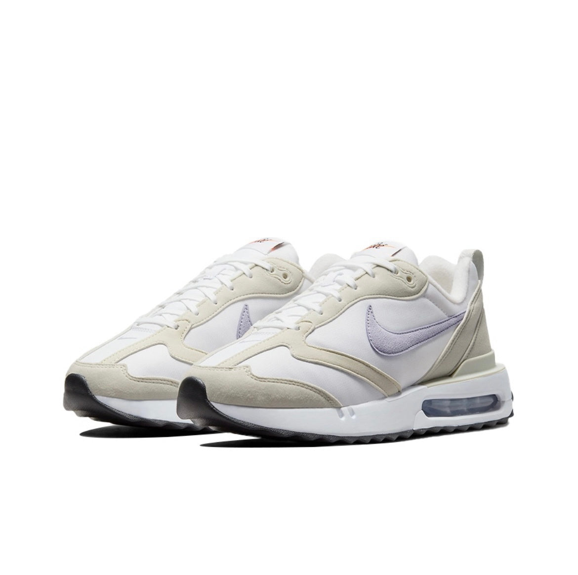 Nike Air Max Dawn Sneakers in White Grey Purple DC4068-100 - product image from the listing.