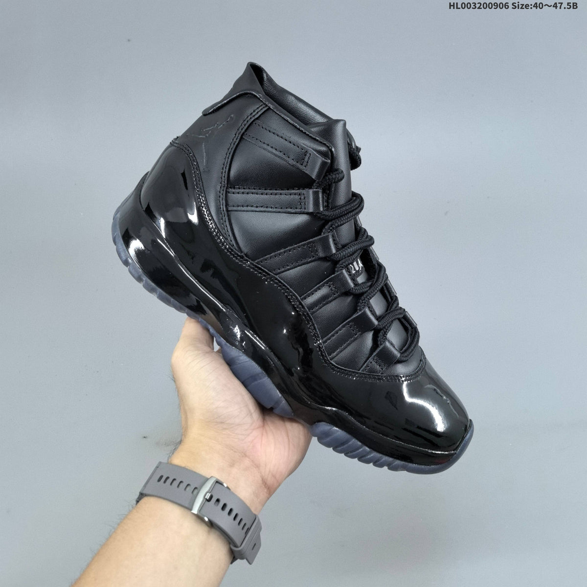 Air Jordan 11 High CDG Black Sneakers - product image from the listing.