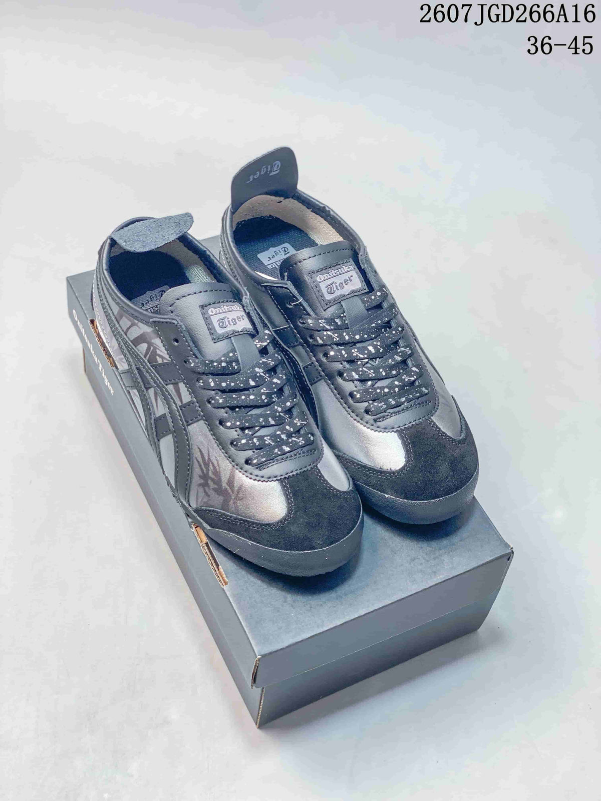Onitsuka Tiger Mexico 66 Sneakers in Black Silver 07JGD266A16 - product image from the listing.