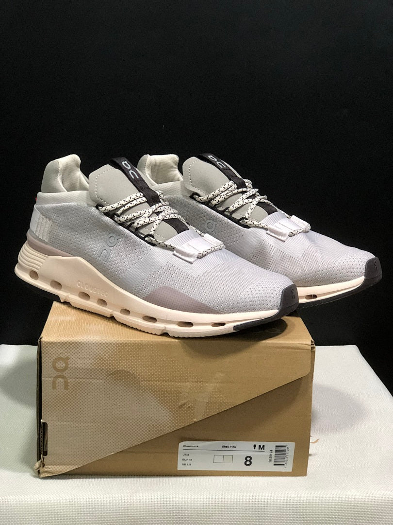 Sesame Gray On Cloudnova 1 Sneakers - product image from the listing.