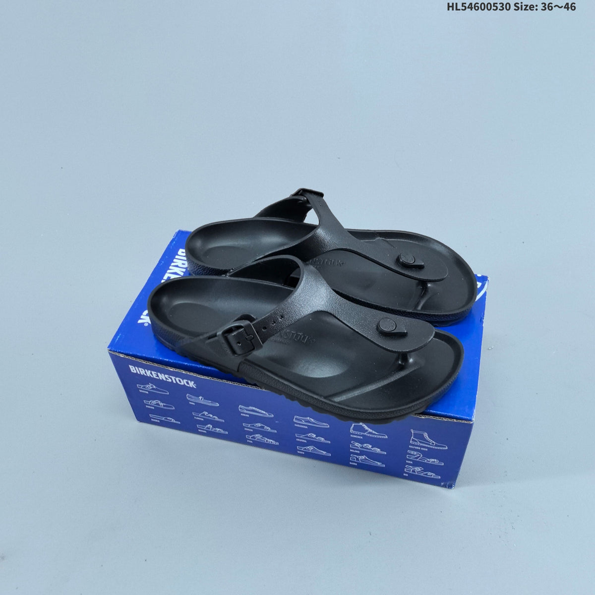 Gizeh-Style Buckle Thong Sandals by Birkenstock - product image from the listing.