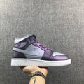 Jordan 1 Mid Sneakers in Purple AV5174-400 - product image from the listing.