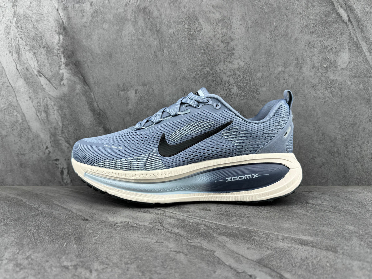 Blue Gray Nike ZoomX Running Shoes - product image from the listing.