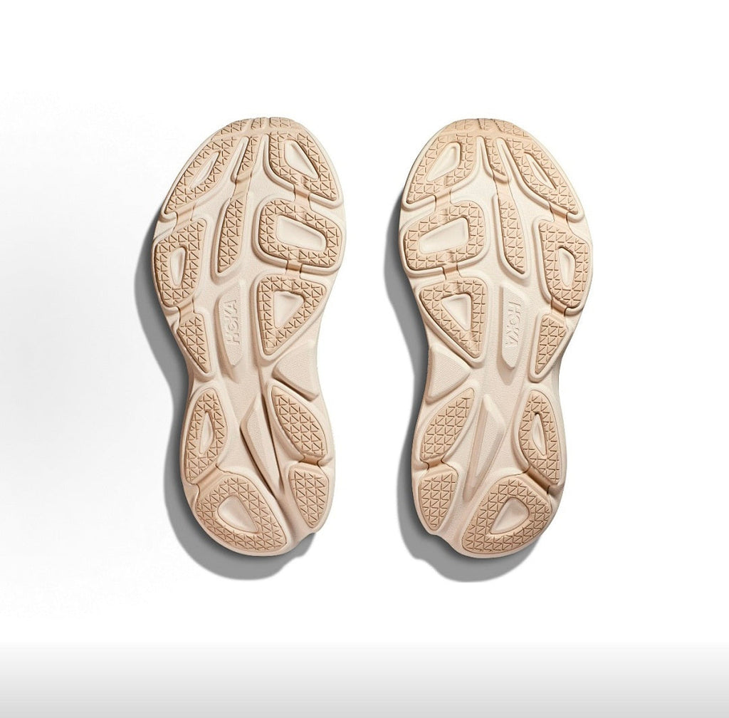 Beige Brown HOKA Bondi 8 Running Shoes - product image from the listing.