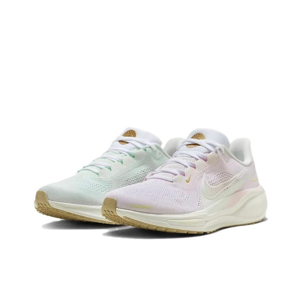Pastel Pink and Mint Nike Pegasus 41 Running Shoes - product image from the listing.