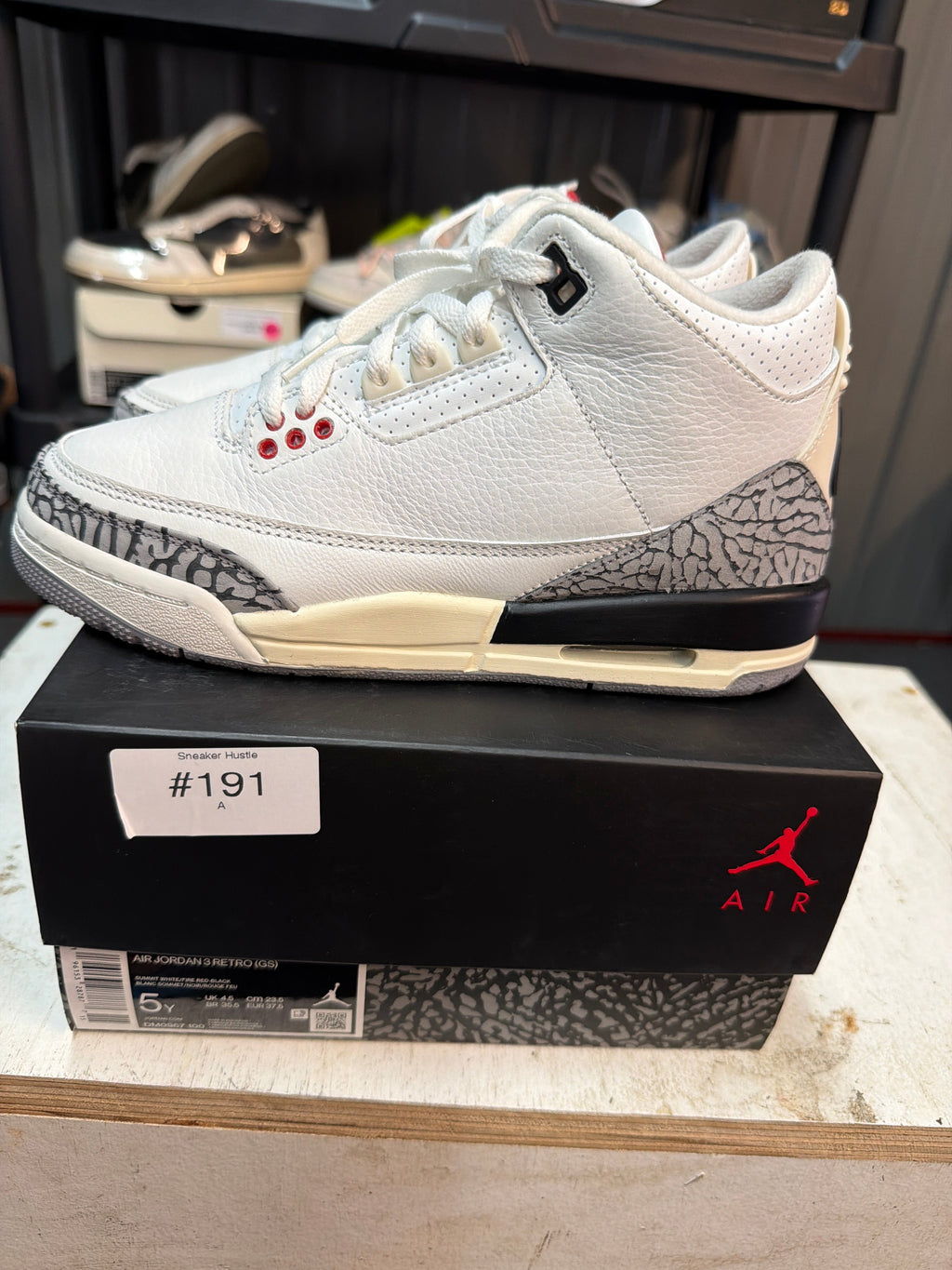 Reimagined - Jordan 3 - product photo shown in the listing for this item.