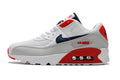 Nike Air Max 90 Sneakers in White Red Navy - product image from the listing.