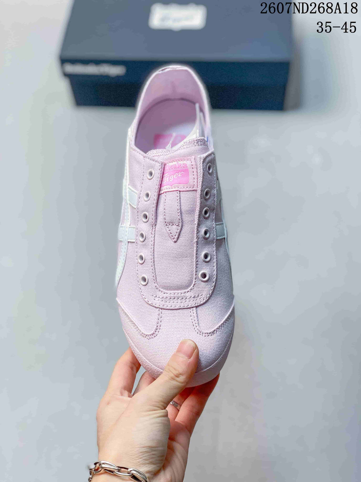 Onitsuka Tiger Mexico 66 Paraty Pink Slip-On Trainers 07ND268A18 - product image from the listing.