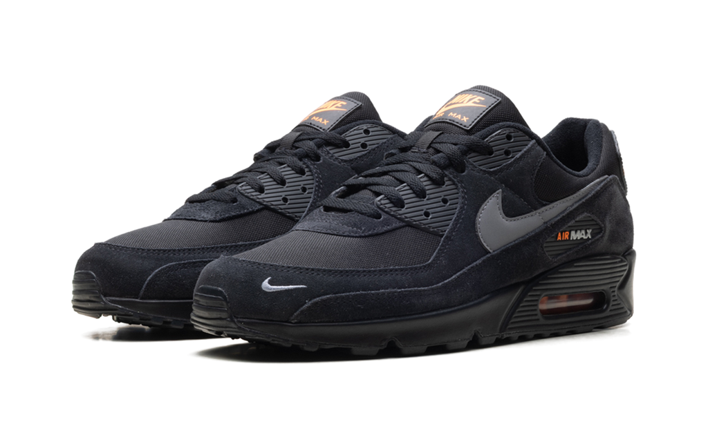 "Black Metallic Cool Grey Orange" Air Max 90 DO6706 010 - product image from the listing.