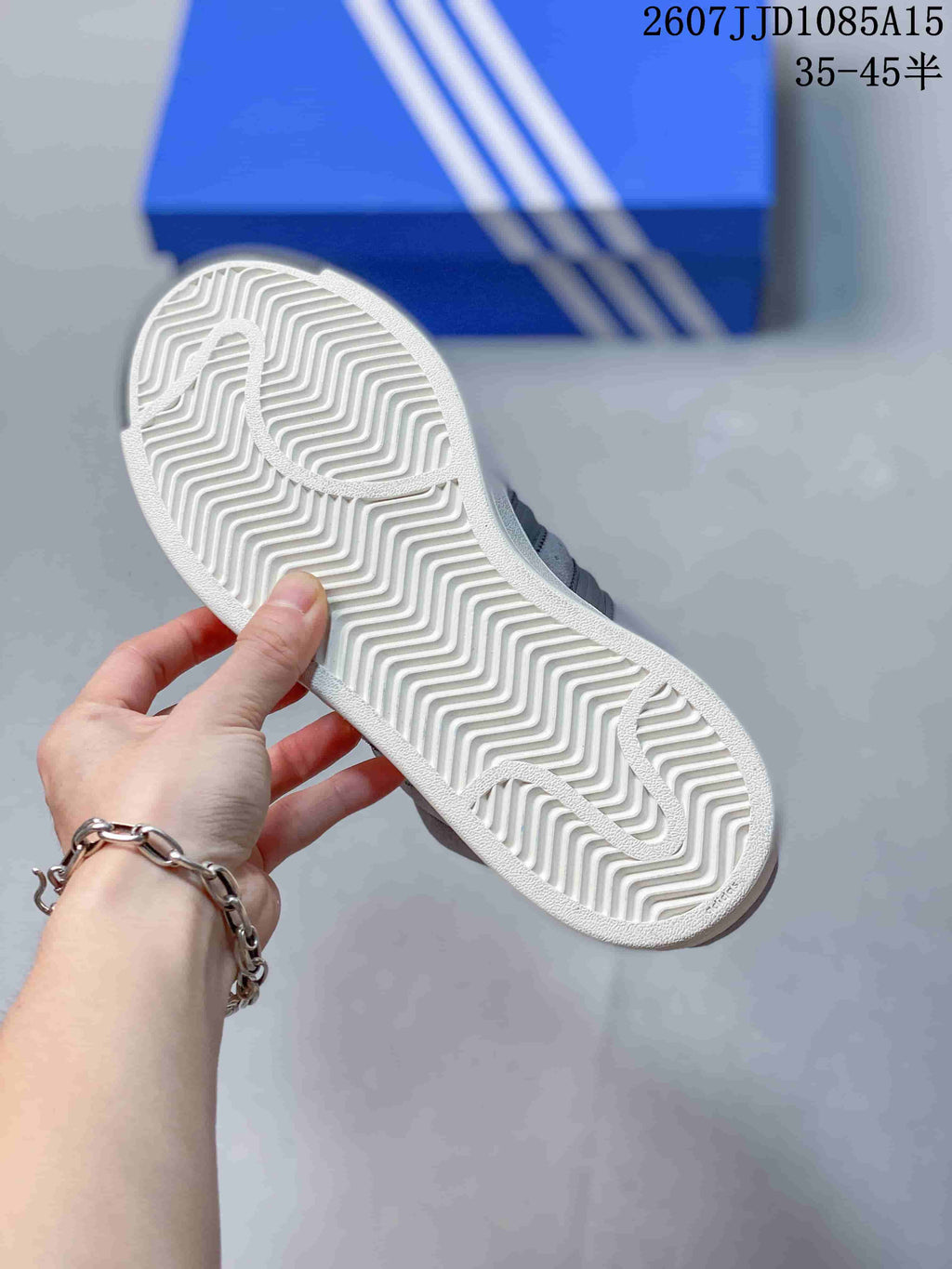 Adidas Superstar XLG Sneakers in Grey JR7444 - product image from the listing.