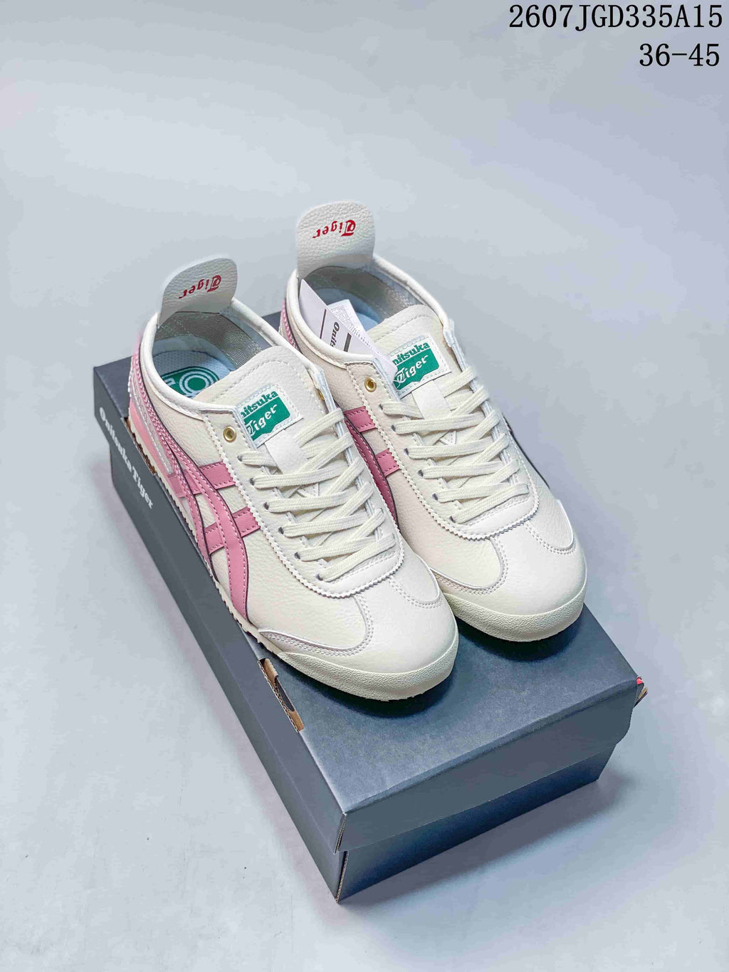 Onitsuka Tiger Mexico 66 Deluxe in White Pink 2607TGD335A15 - product image from the listing.