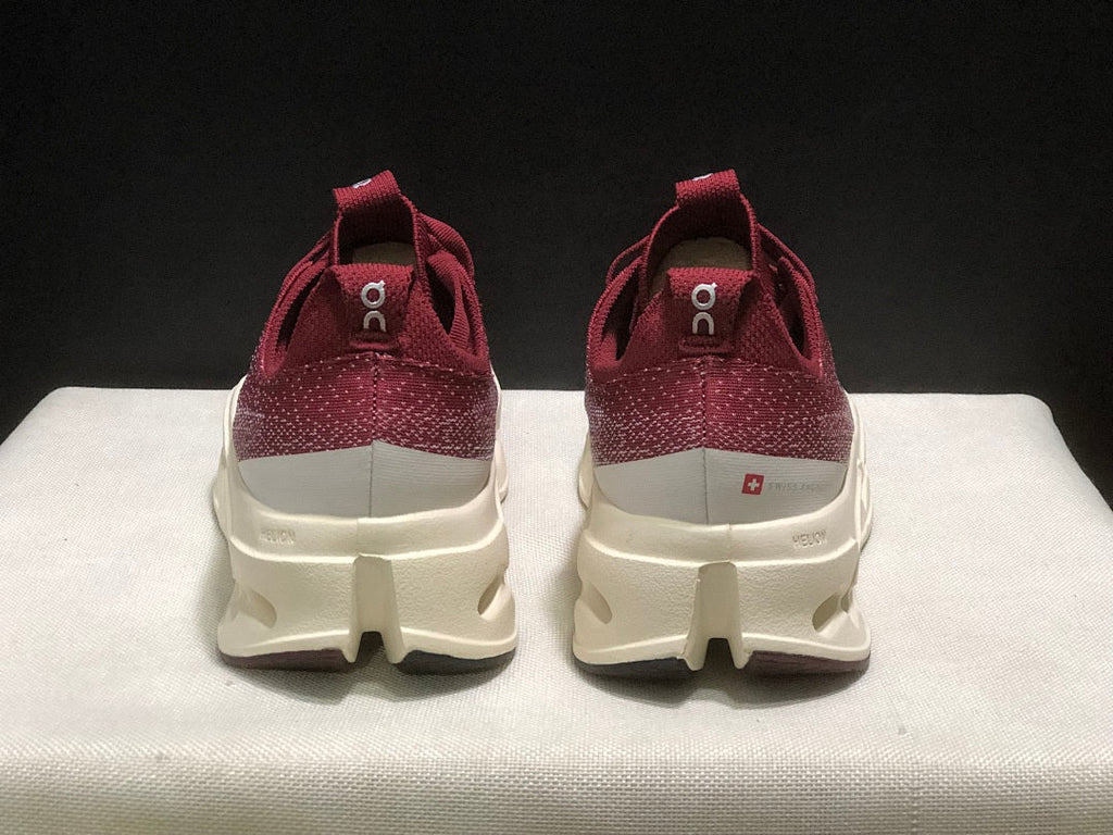 On Cloudsurfer Max Sneakers in Burgundy - product image from the listing.