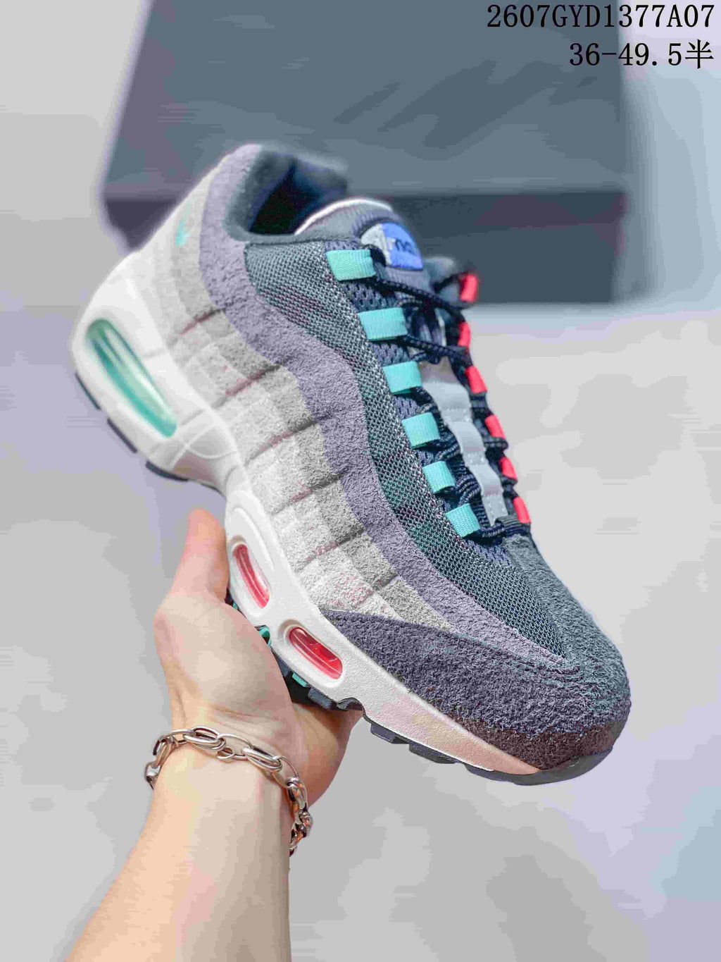Nike Air Max 95 OG Sneakers in Grey Multicolor - product image from the listing.