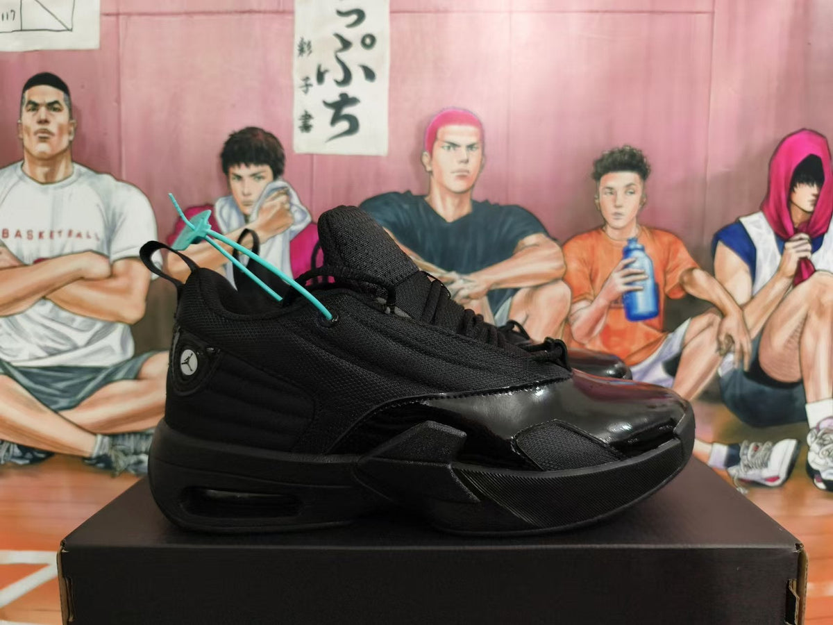Jordan Luka 1 Basketball Shoes, in Black - product image from the listing.