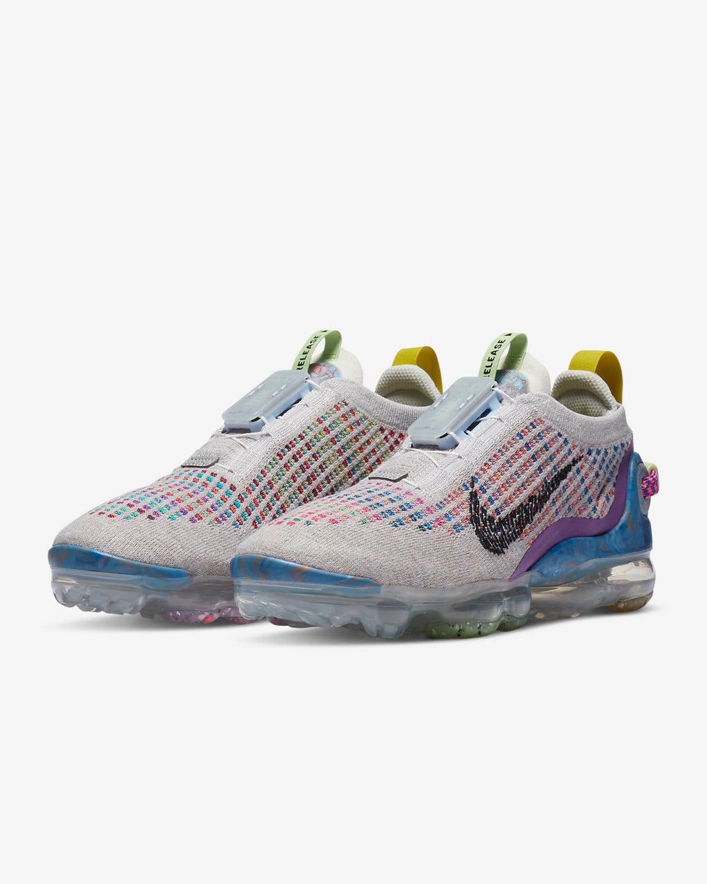 Nike Air VaporMax 2020 Flyknit Sneakers in Multicolor CJ6741-001 - product image from the listing.