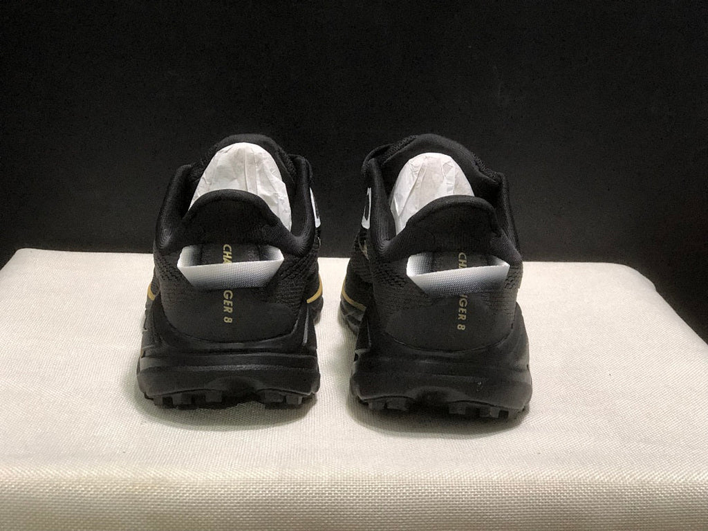HOKA Challenger 8 Trail Running Shoes in Black - product image from the listing.
