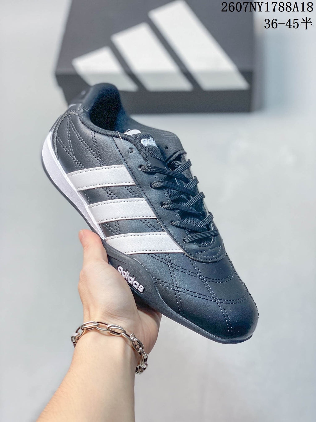 adidas Adipista Casual Sneakers in Navy White EG8662 - product image from the listing.