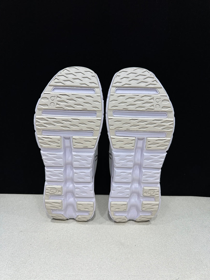 On Cloudtilt Trainers in White and Lavender - product image from the listing.