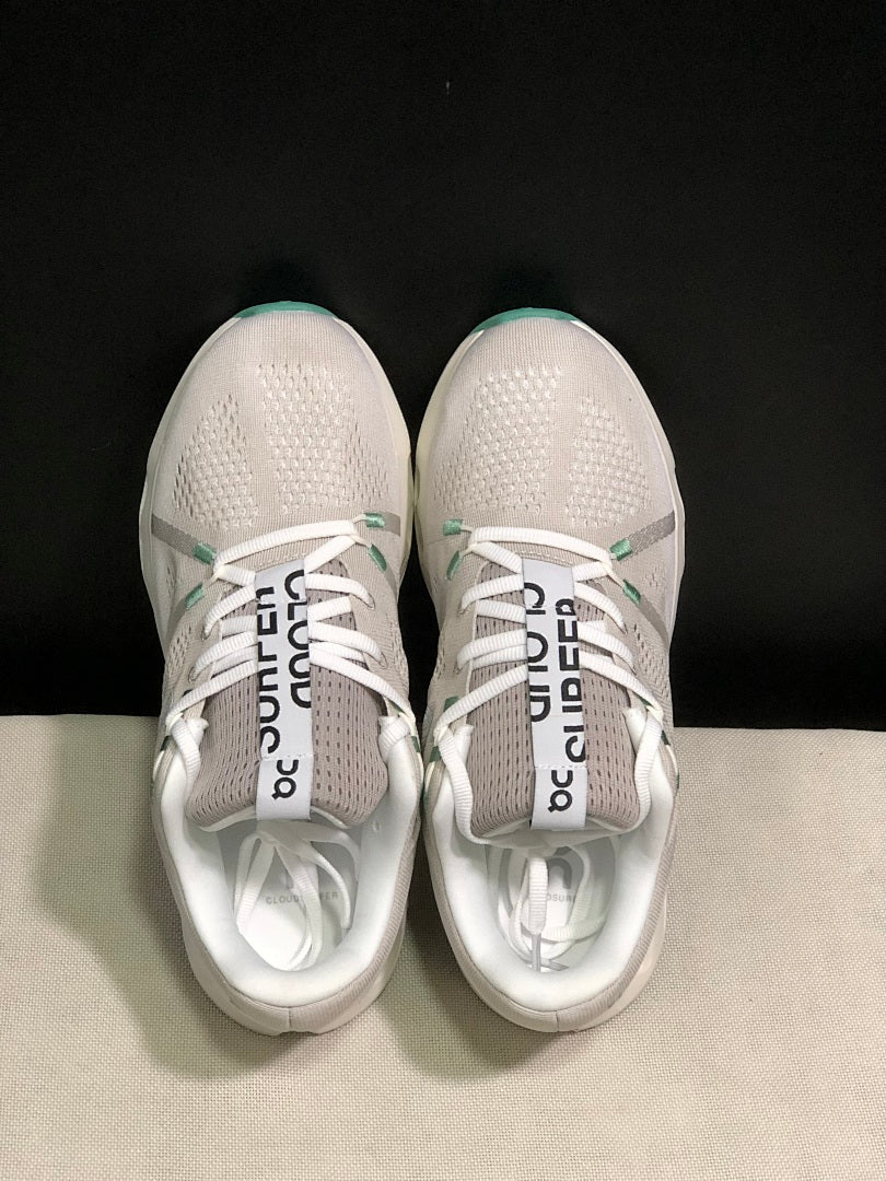 On Cloudsurfer Running Shoes in Pearl Ivory - product image from the listing.