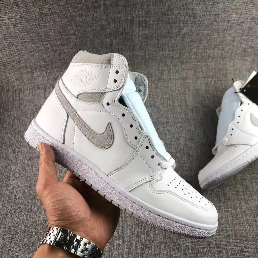 Air Jordan 1 High '85 Neutral Grey Sneakers BQ4422-100 - product image from the listing.
