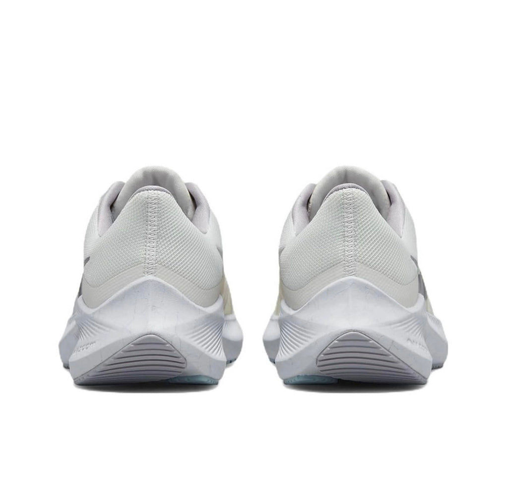 Nike Zoom Winflo 8 Running Shoes in White Silver DA3056-002 - product image from the listing.