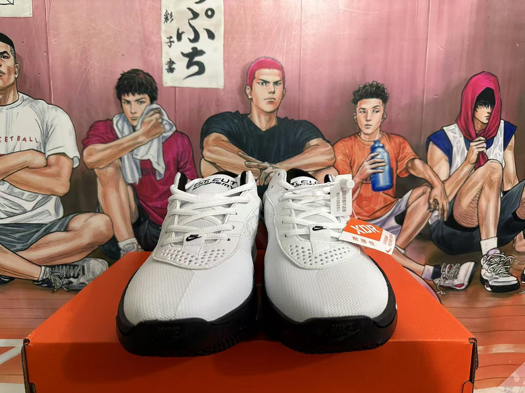 Nike Basketball Shoes in White Black - product image from the listing.