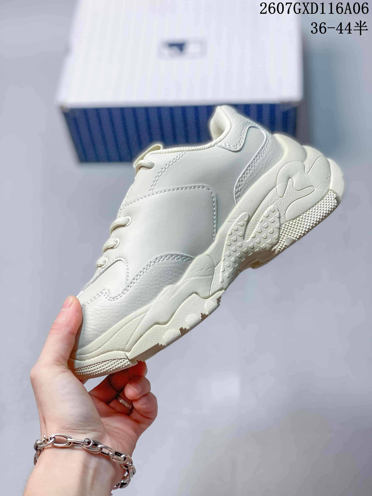 Cream Beige MLB Big Ball Chunky Doodle Dog Sneakers - product image from the listing.