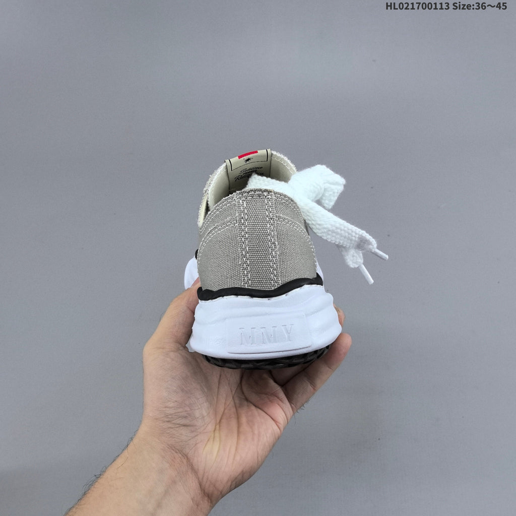 Maison Mihara Yasuhiro Original Sole Canvas Low Trainers - product image from the listing.