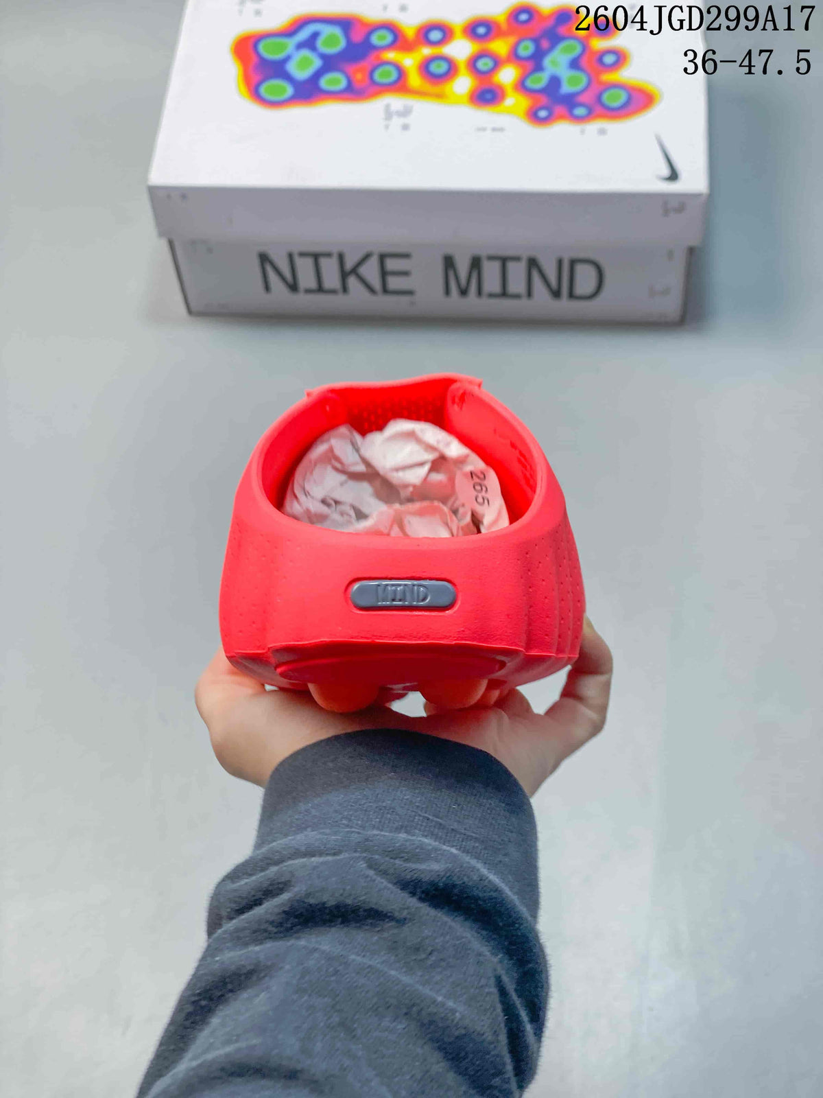 Nike Mind 001 Recovery Slide in Red 2604JGD299A17 - product image from the listing.
