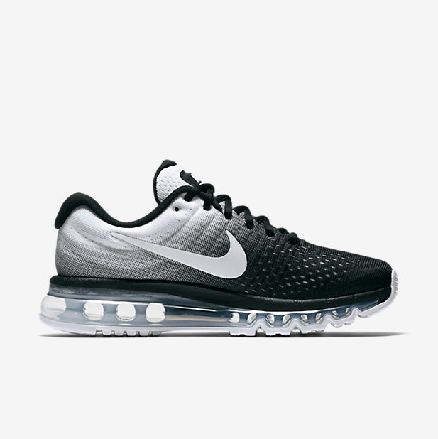 Nike Air Max 2017 Sneakers in Black and White 849559-010 - product image from the listing.