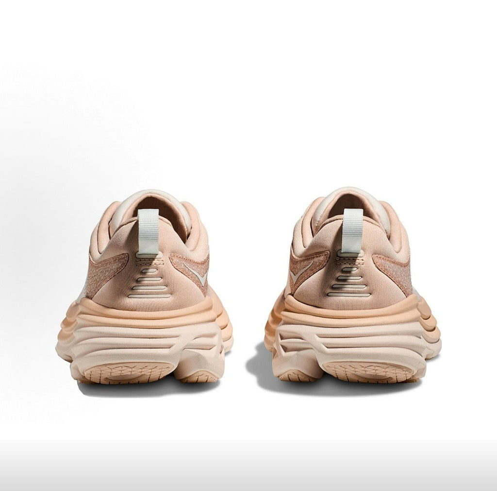 Beige Brown HOKA Bondi 8 Running Shoes - product image from the listing.