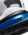 Nike Air Max 270 React Sneakers in White Blue CT1280-101 - product image from the listing.