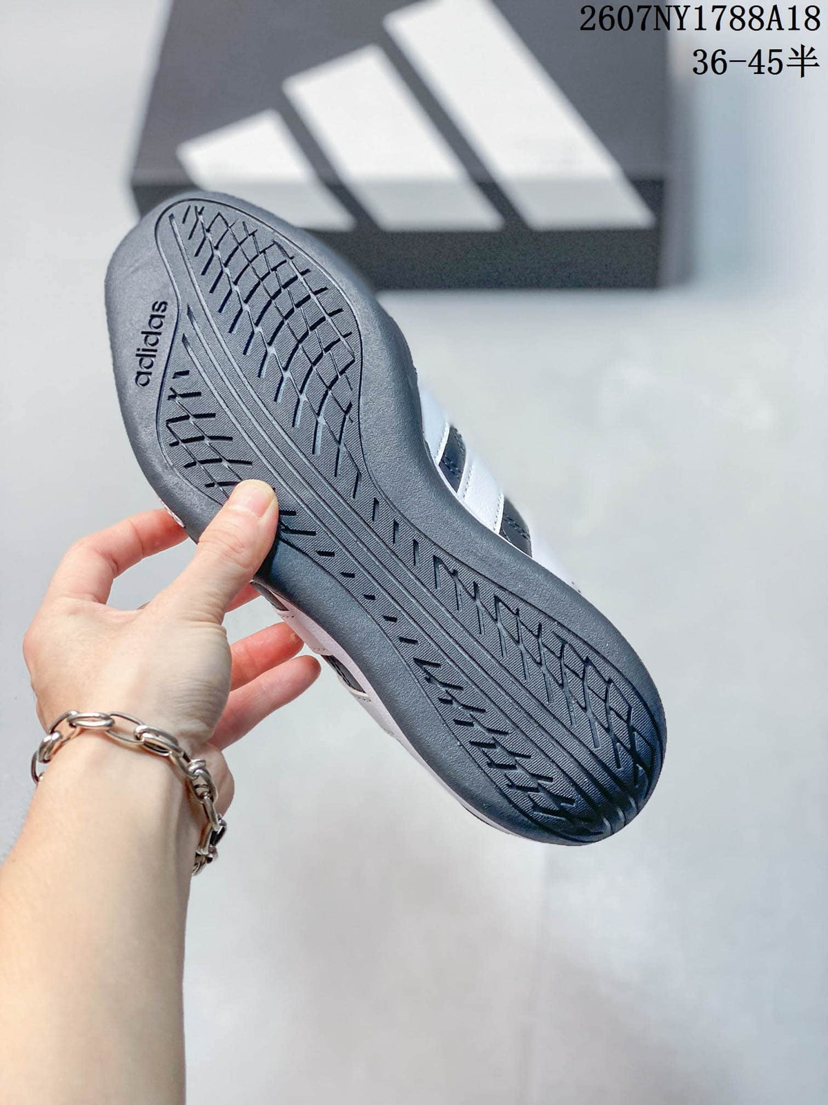 adidas Adipista Casual Sneakers in Navy White EG8662 - product image from the listing.