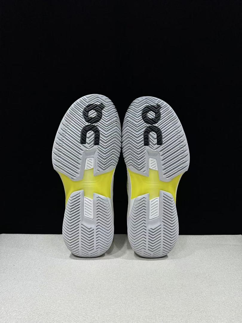 On The Roger Pro Fire Clay Tennis Shoes, in Yellow - product image from the listing.