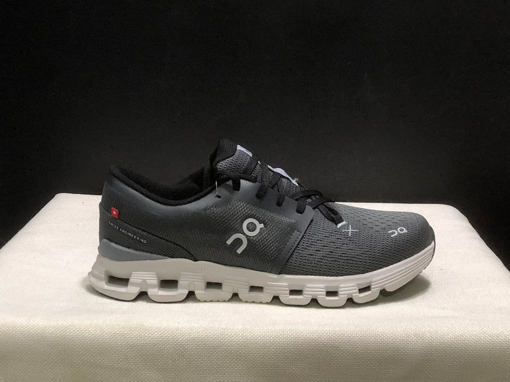 Black and Dark Grey On Cloud X 4 Sneakers - product image from the listing.