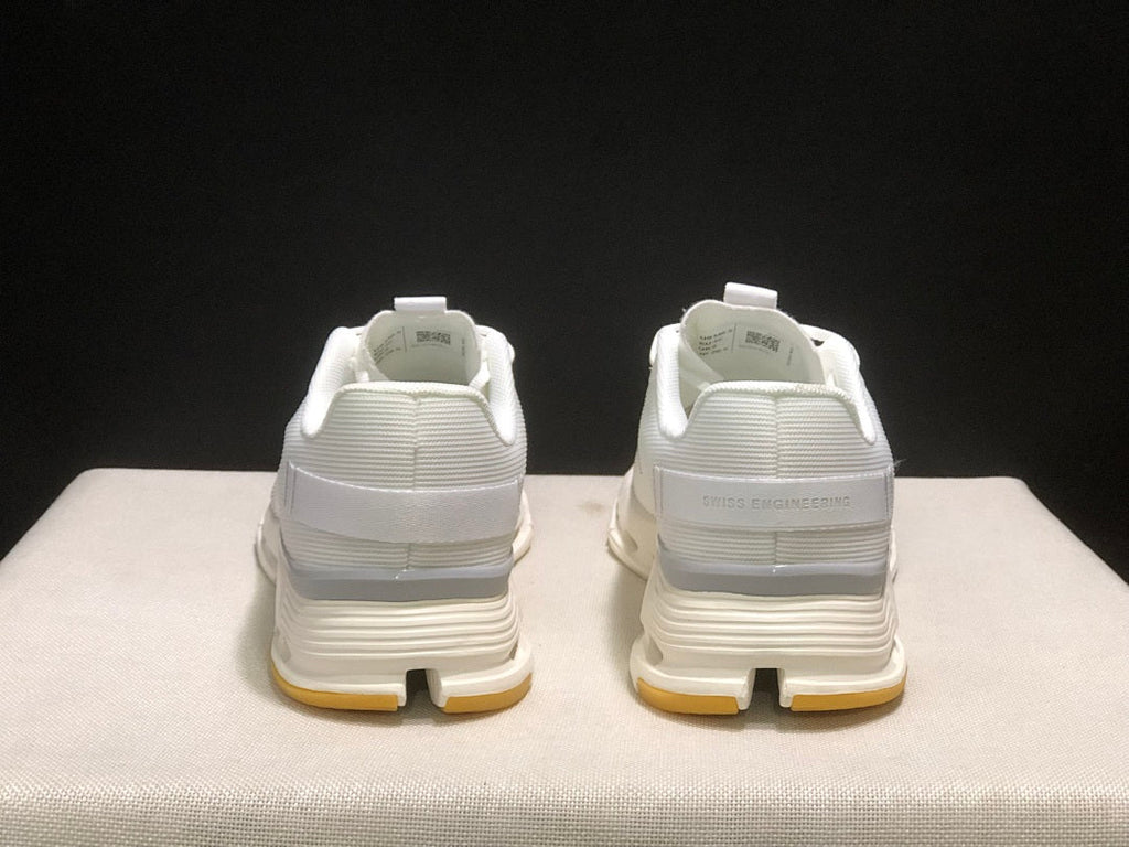 On Cloudnova Form 2 Sneakers in White and Gray - product image from the listing.